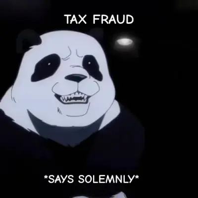 Tax fraud meme