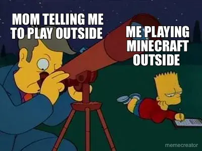 Think outside the box meme