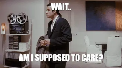 i don't have to, i don't want to... meme