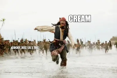 CUCKY, JEEZ, LIL J, TAC - CREAM meme