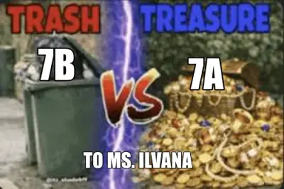 7B - 7A - TO MS. ILVANA meme