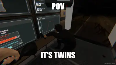 When it's twins meme