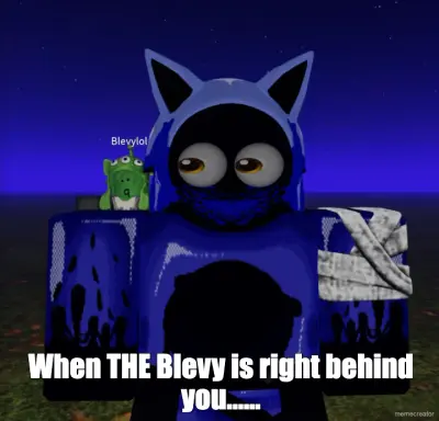 When THE Blevy is right behind you......