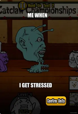 ME WHEN - I GET STRESSED meme