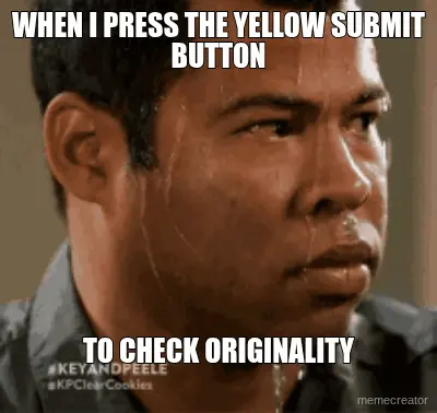 Jordan Peele Sweating meme