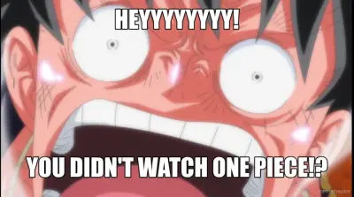 HEYYYYYYYY! - YOU DIDN'T WATCH ONE PIECE!?