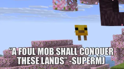 “A FOUL MOB SHALL CONQUER THESE LANDS” -SUPERMJ meme