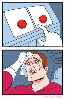 Two Buttons meme meme