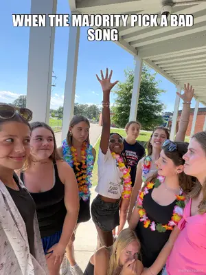 WHEN THE MAJORITY PICK A BAD SONG meme
