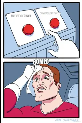 MARRY GIRL YOU JUST MET - GET OVER ROSALINE - ROMEO meme