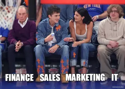 FINANCE    SALES - MARKETING    IT meme