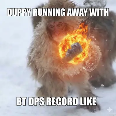 DUPPY RUNNING AWAY WITH - BT DPS RECORD LIKE meme