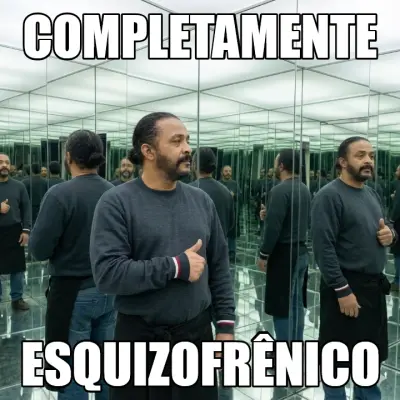 COMPLETAMENTE - ESQUIZOFRÊNICO meme