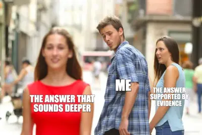 ME - THE ANSWER SUPPORTED BY EVIDENCE - THE ANSWER THAT SOUNDS DEEPER