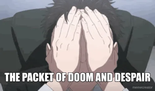 THE PACKET OF DOOM AND DESPAIR