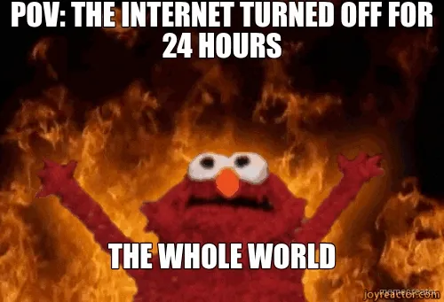 POV: THE INTERNET TURNED OFF FOR 24 HOURS - THE WHOLE WORLD