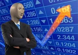 Stonks meme template