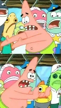 Patrick Star meme template