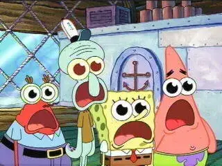 Spongebob & Friends faces meme template