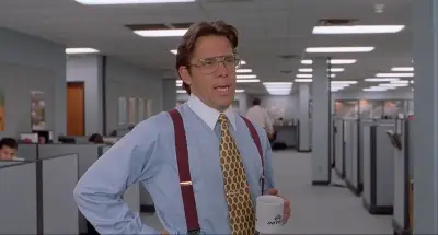 Lumberg meme template