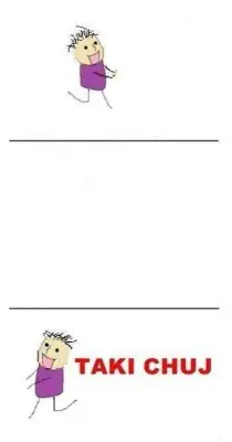 taki chuj meme template