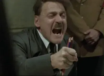 Furious fuhrer meme template
