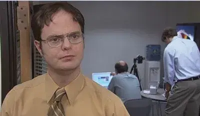Dwight meme template
