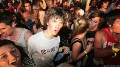 Sudden Realization meme template