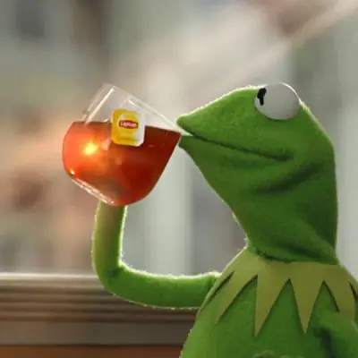 Kermit the frog meme template