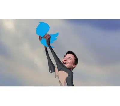 ELON FIXED TWITTER meme template