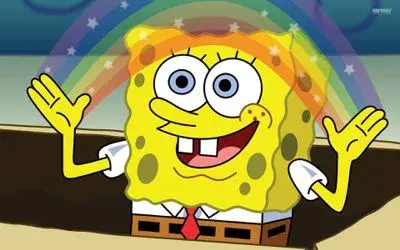 Spongebob doesn't care meme template