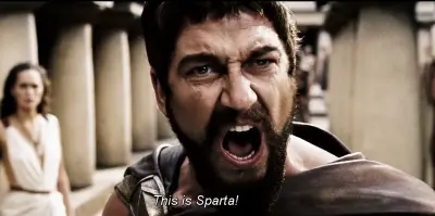 sparta meme template