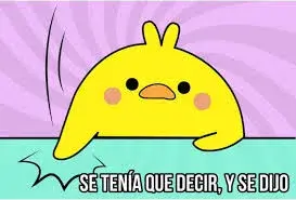 se tenia que decir meme template