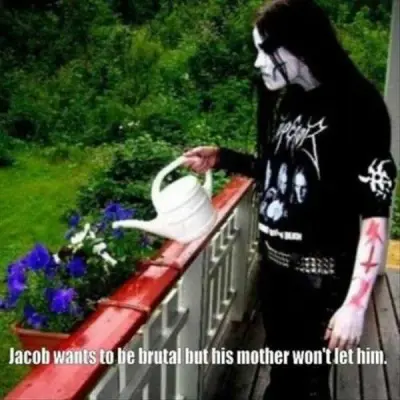 goth meme template