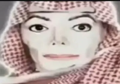 Iranian Michal Jackson meme template