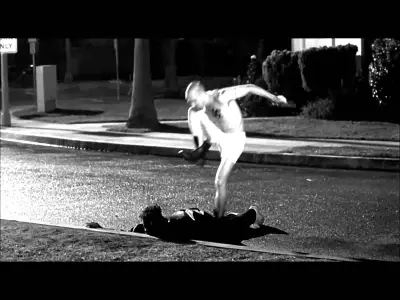 curb stomp meme template