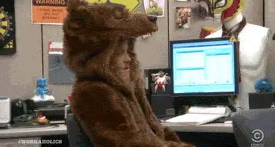 Workaholics Bear Coat meme template