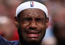 Sad LeBron meme template
