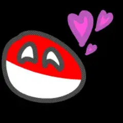Polandball love meme template