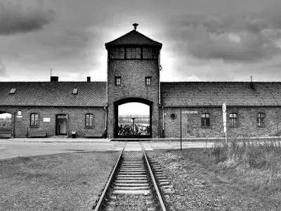 Auschwitz meme template