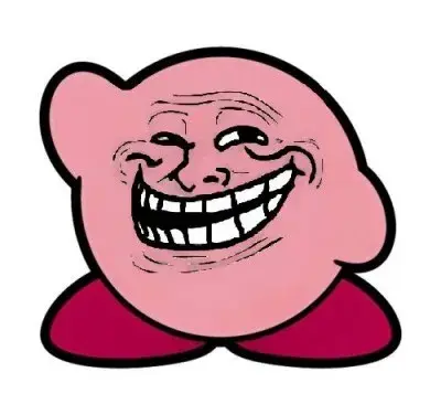 Ugly kirby meme template