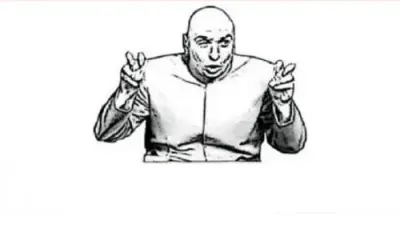 Dr Evil meme template