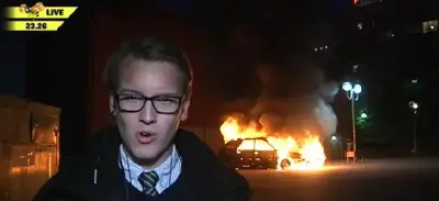 Stockholm Husby Riots meme template