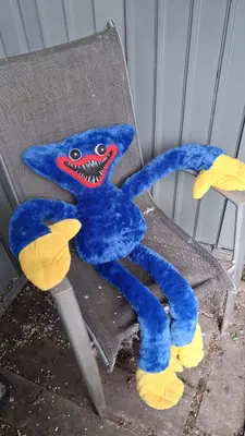 huggy being chill meme template