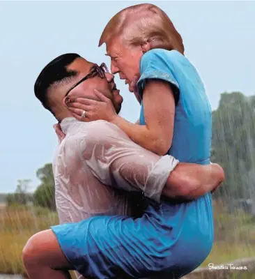 trump kim jong un meme template