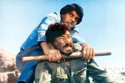 Sholay meme template