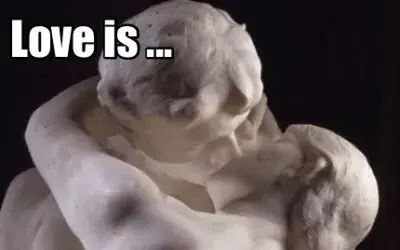 Love is ... meme template
