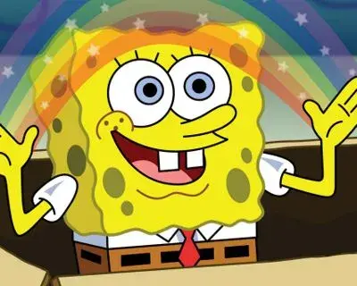 Spongebob Imagination meme template
