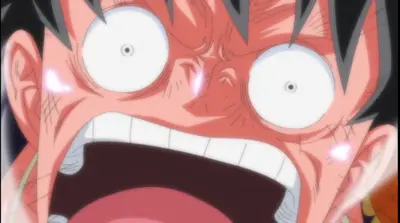Luffy yell meme template