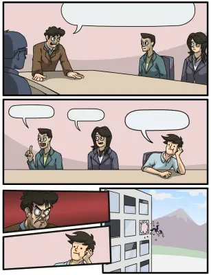 HOW DO WE MAKE THE DISTRIBUTION OF SPOT AWARDS EQUITABLE - Attending - Meetings - Fixing our  - Mist meme template